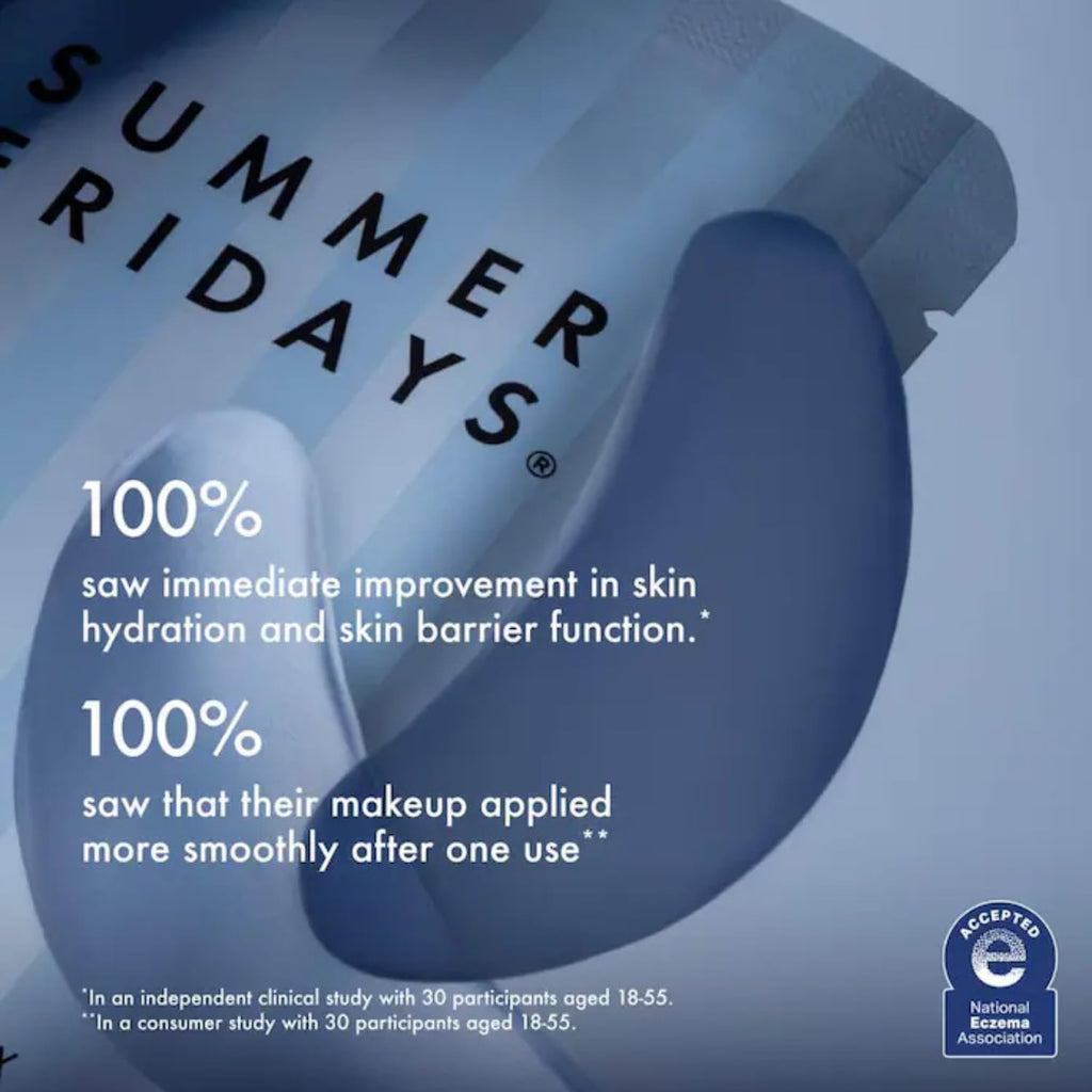 Summer Fridays Jet Lag Under Eye Patches - Hydrating & Depuffing Hydrogel Eye Masks - TrustMedUSA