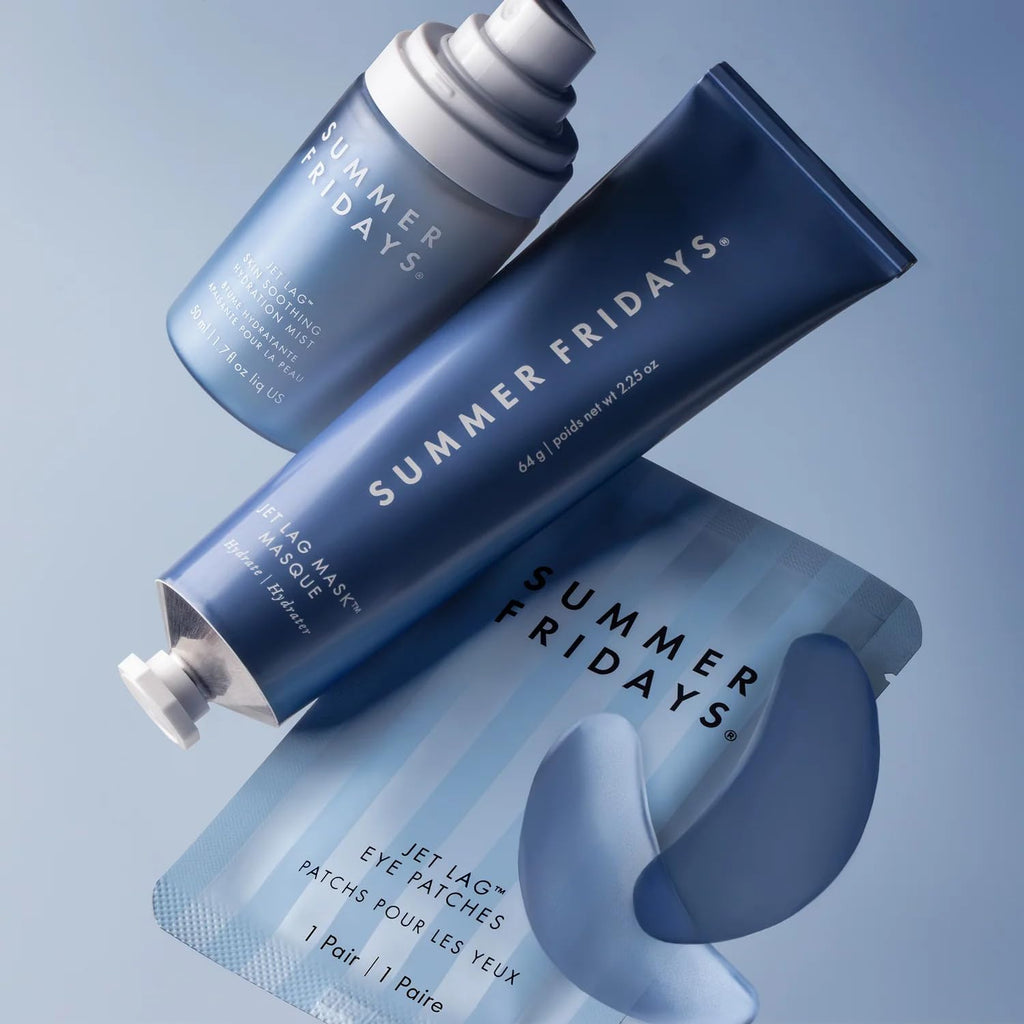 Summer Fridays Jet Lag Under Eye Patches - Hydrating & Depuffing Hydrogel Eye Masks - TrustMedUSA