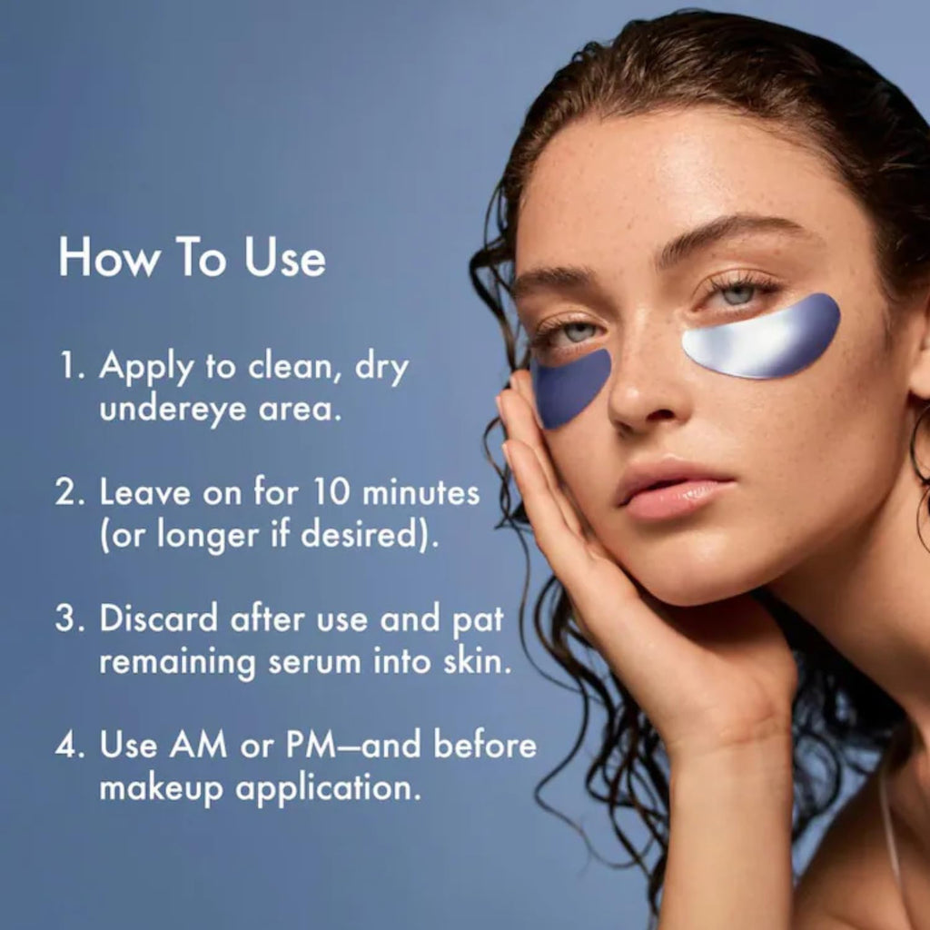 Summer Fridays Jet Lag Under Eye Patches - Hydrating & Depuffing Hydrogel Eye Masks - TrustMedUSA