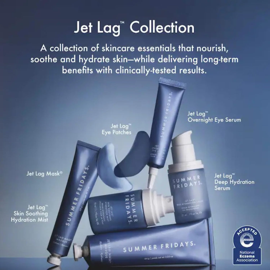 Summer Fridays Jet Lag Under Eye Patches - Hydrating & Depuffing Hydrogel Eye Masks - TrustMedUSA