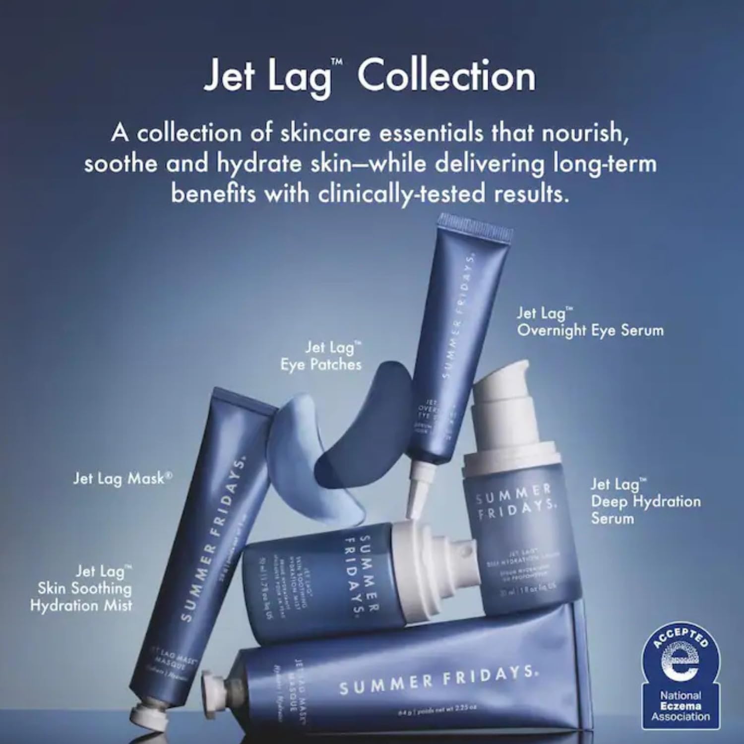 Summer Fridays Jet Lag Under Eye Patches - Hydrating & Depuffing Hydrogel Eye Masks - TrustMedUSA