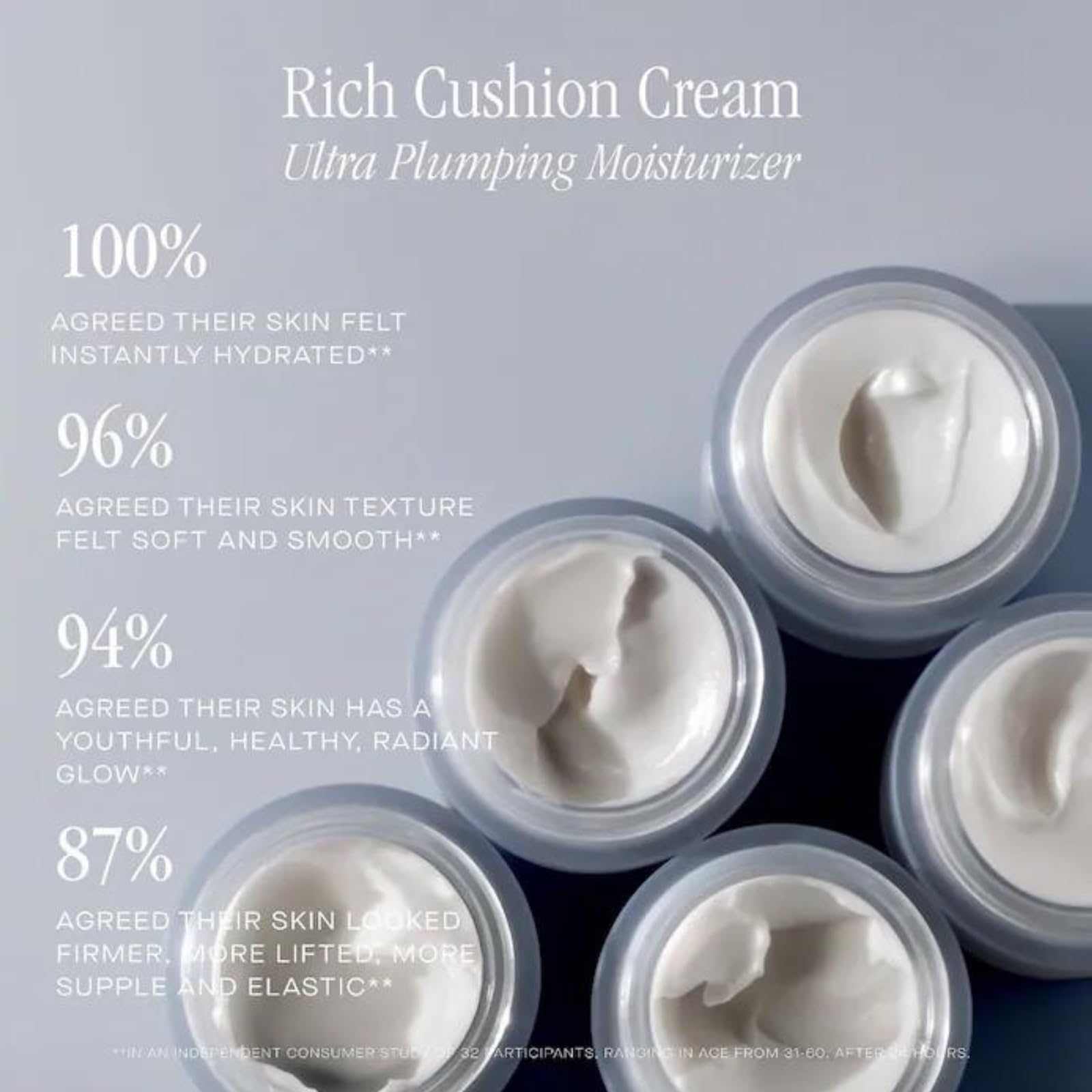 Summer Fridays Rich Cushion Face Cream - Ultra Plumping Barrier Repair Cream + Makeup Primer - Infuses Skin with Rich Hydration from Glycerin + Squalane - Non-Comedogenic + Fragrance-Free (1.69 Oz) - TrustMedUSA