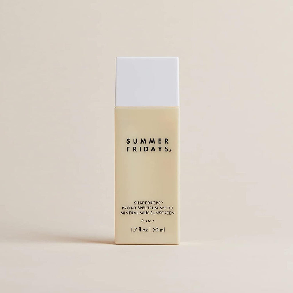 Summer Fridays ShadeDrops Broad Spectrum SPF 30 - Daily Tinted Sunscreen for Face - Lightweight, Hydrating Milky Mineral Sunscreen with Zinc Oxide - Essential Sun Care Gifts (1.7 Fl Oz) - TrustMedUSA