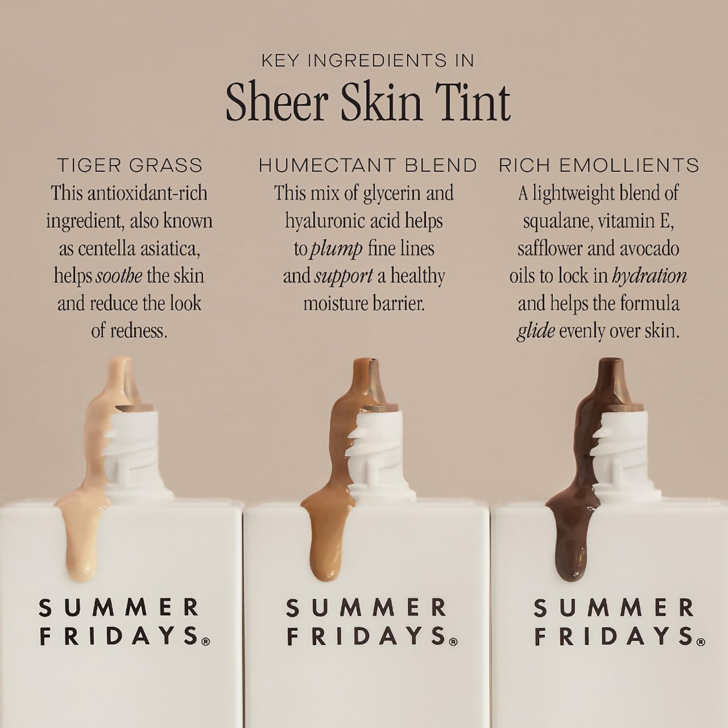 Summer Fridays Sheer Skin Tint - Skin Tint with Hyaluronic Acid - Helps Diminish Uneven Skin Tone - Sheer to Light Coverage - Shade 2 - Light with Cool Undertones (1 Fl Oz) - TrustMedUSA