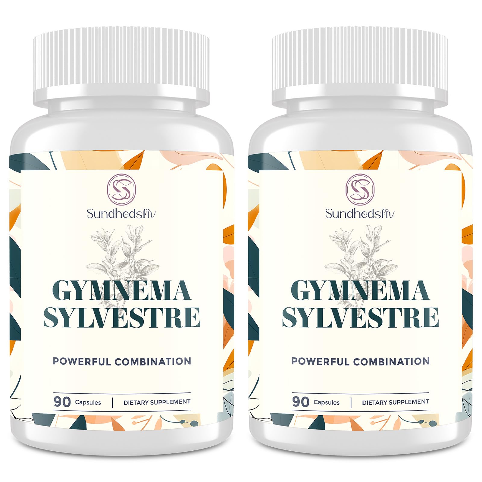 Sundhedsliv 16 in 1 Blxxd Sugr Effective Gymnema Sylvestre Supplement 2100MG | with Berberine, Cinnamon, Bitter Melon | Vitamins, Magnesium & Chromium | 2Pack - TrustMedUSA