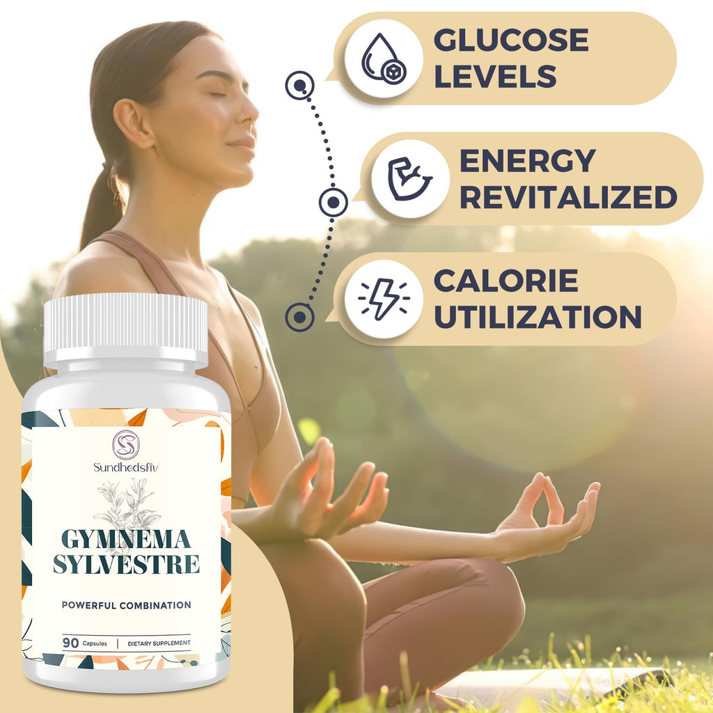 Sundhedsliv 16 in 1 Blxxd Sugr Effective Gymnema Sylvestre Supplement 2100MG | with Berberine, Cinnamon, Bitter Melon | Vitamins, Magnesium & Chromium | 2Pack - TrustMedUSA