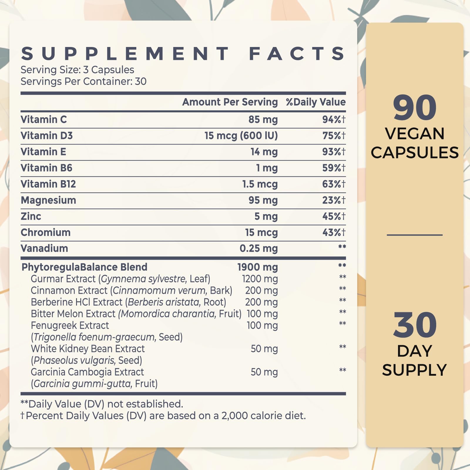 Sundhedsliv 16 in 1 Blxxd Sugr Effective Gymnema Sylvestre Supplement 2100MG | with Berberine, Cinnamon, Bitter Melon | Vitamins, Magnesium & Chromium | 2Pack - TrustMedUSA
