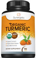 Sunergetic USDA Certified Organic Turmeric Supplement – Includes Organic Turmeric - TrustMedUSA