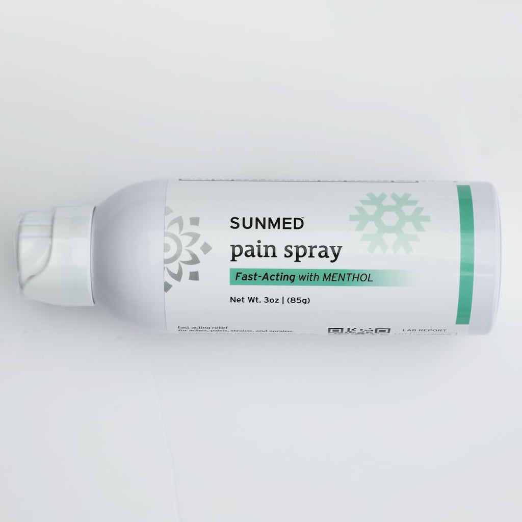 SUNMED Hemp Oil Menthol Spray for Discomfort Soothing & Recovery – Fast-Absorbing, Cooling Topical Formula for Aches, Tension & Muscle Relief – Convenient Spray, Easy Application - TrustMedUSA