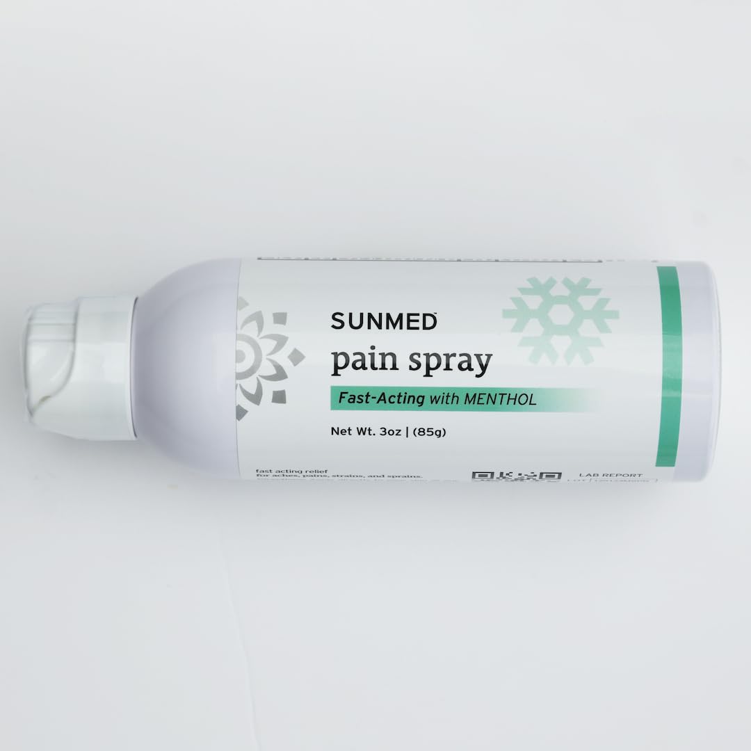 SUNMED Hemp Oil Menthol Spray for Discomfort Soothing & Recovery – Fast-Absorbing, Cooling Topical Formula for Aches, Tension & Muscle Relief – Convenient Spray, Easy Application - TrustMedUSA