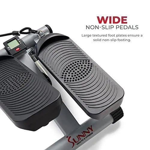 Sunny Health & Fitness Mini Stepper for Exercise Low-Impact Stair Step Cardio Equipment - TrustMedUSA