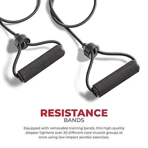 Sunny Health & Fitness Mini Stepper for Exercise Low-Impact Stair Step Cardio Equipment - TrustMedUSA