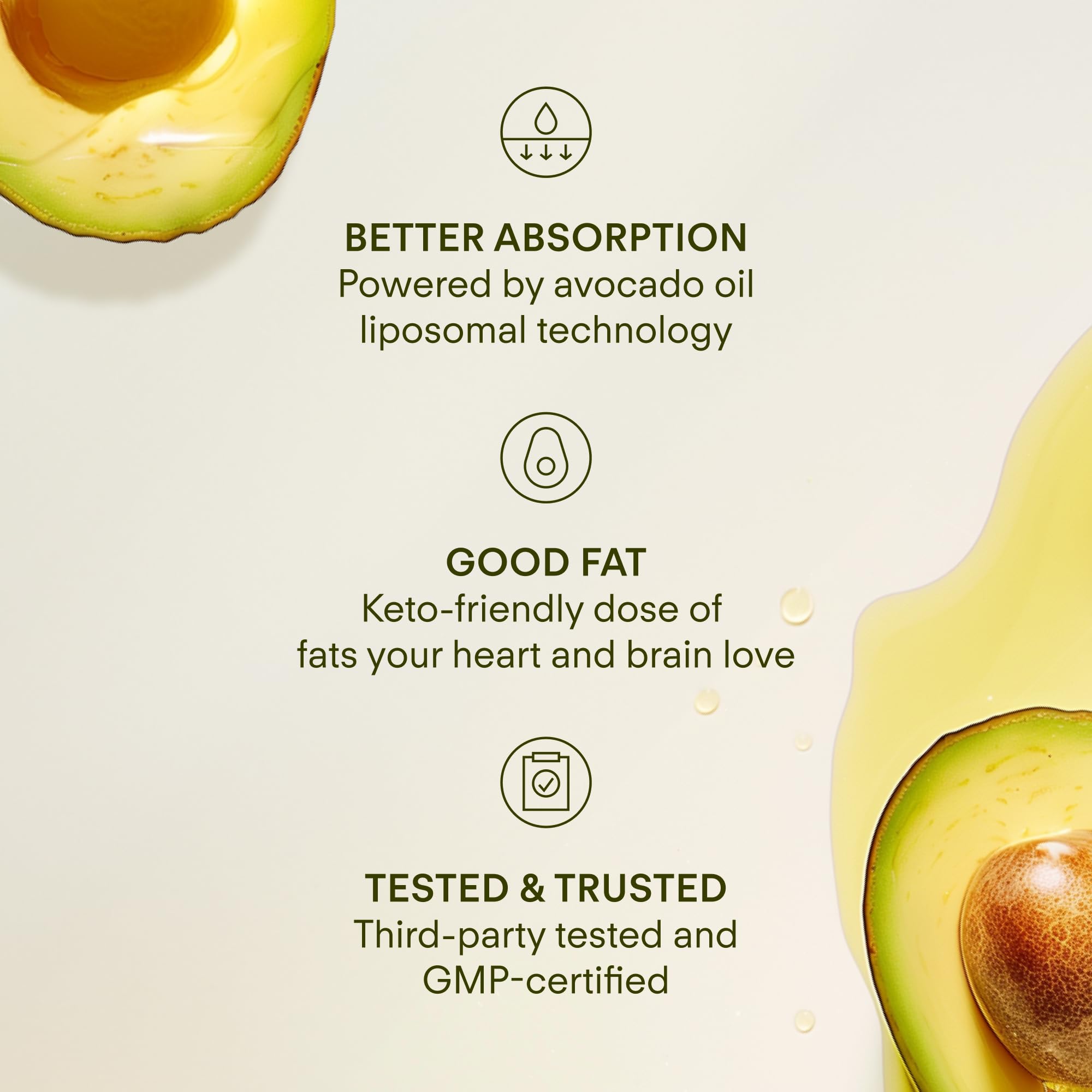 Sunny Within Immunity - 6-in-1 Liposomal Vitamin C Packets, Zinc, D3 + K2, Quercetin, Bee Propolis & Avocado Oil - Antioxidant Liquid Supplement for Immunity, Skin & Bone* - 30 Pouches - TrustMedUSA