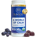 Sunsoil A World of Calm Organic Gummies, USDA Certified Organic, No Glucose, Vegan, Gluten-Free, Plant-Based - TrustMedUSA
