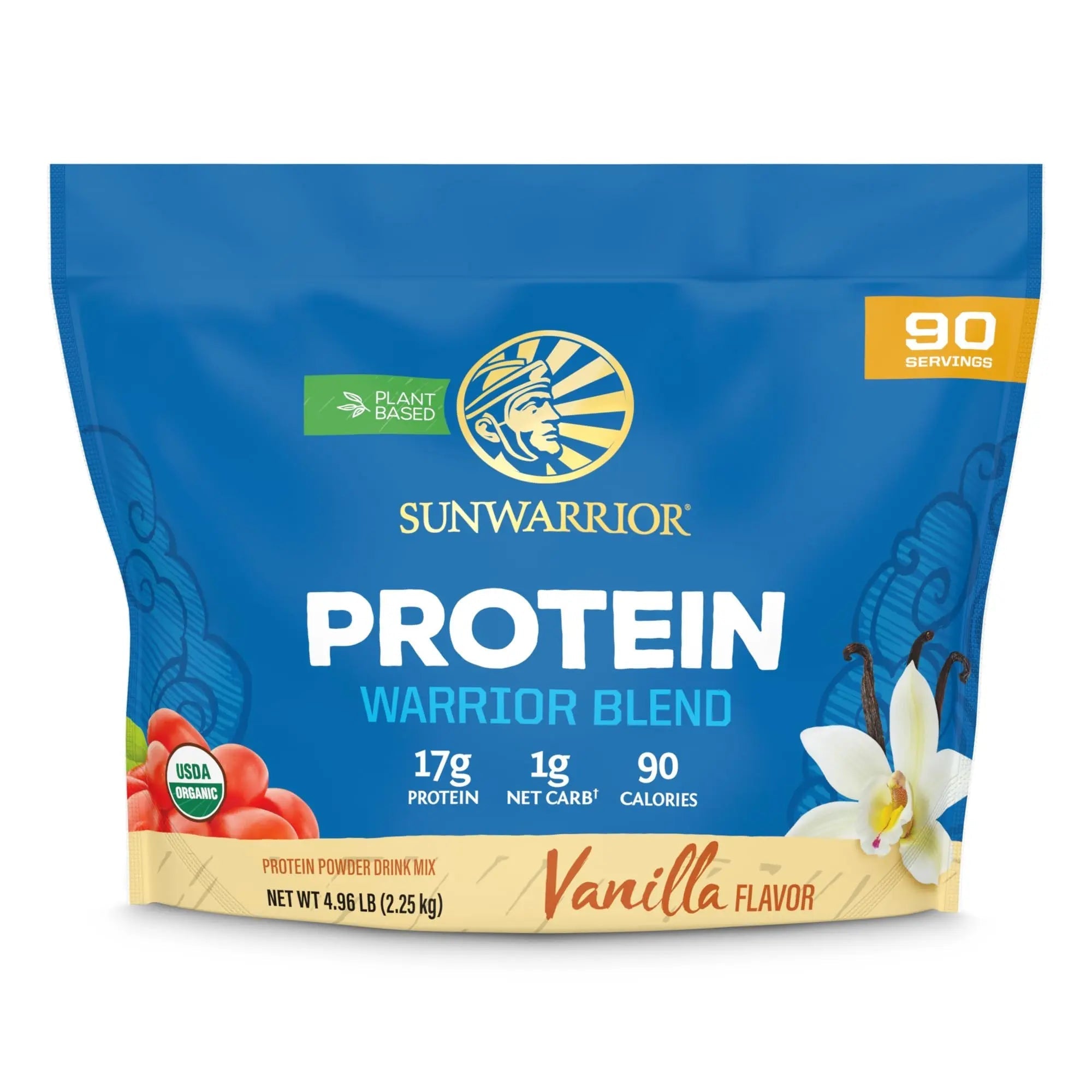 Sunwarrior Vegan Organic Protein Powder Plant-Based | BCAA Amino Acids Hemp Seed - TrustMedUSA