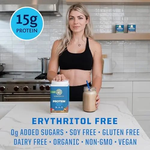Sunwarrior Vegan Organic Protein Powder Plant-Based | BCAA Amino Acids Hemp Seed - TrustMedUSA