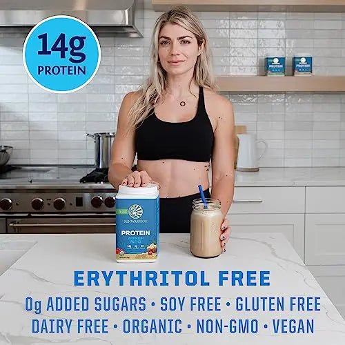 Sunwarrior Vegan Protein Powder Organic Plant-Based Protein | BCAA Amino Acids Hemp - TrustMedUSA