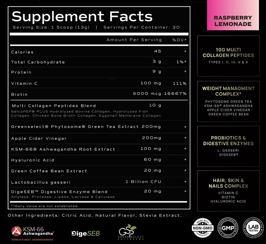 Super Collagen Burn - Premium Multi Collagen Powder for Women Weight Loss & Beauty - TrustMedUSA