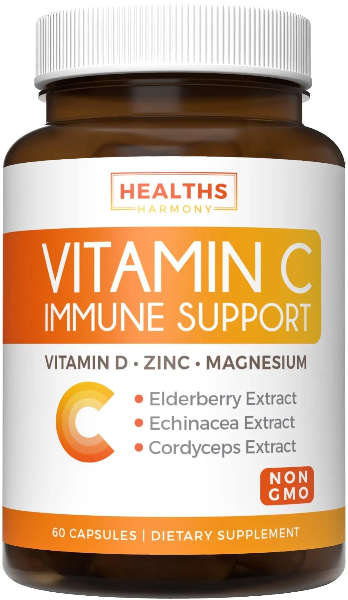 Super Greens & Vitamin C (1-Month Supply) Greens & C Synergy Bundle of Organic Super Greens Powder - Complete Superfood (60 Capsules) & & Vitamin C Immune Support (60 Vegetarian Caps)(Non-GMO) - TrustMedUSA