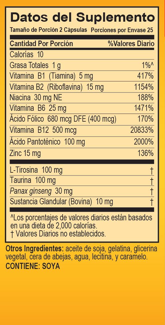 Super Macho Dietary Supplement with High Potency Zinc & 7 B Vitamins, No Preservatives, Sugar or Caffeine, Made in USA, 50 Softgels (3 Pack) - TrustMedUSA