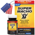 Super Macho, High Potency B Vitamins and Amino Acids, Fuel for Today's Active Men, No Caffeine, No Sugar, Dietary Supplement, Made in USA,50 Softgels - TrustMedUSA