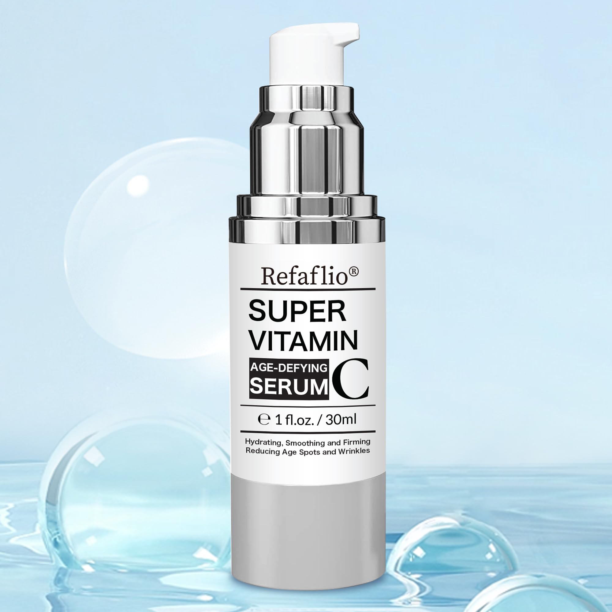 Super Vitamin C Serum for Women over 70, Rapid Anti Aging Cream, Face Lift Cream, Hydrates, Softens, Lifts and Firms, Fights Wrinkles, Advanced Super Serum C 3PCS. (90ml) - TrustMedUSA