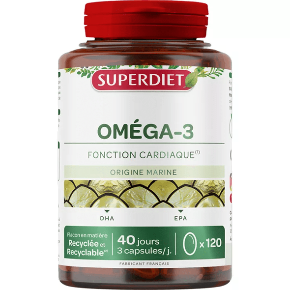Superdiet Omega 3 DHA EPA Heart Function capsules - TrustMedUSA