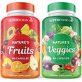 Superfood MD Fruits & Veggies Supplement - Whole Food Natural Superfoods - with Beta Carotene - Soy Free- 90 Count (Pack of 2) - TrustMedUSA