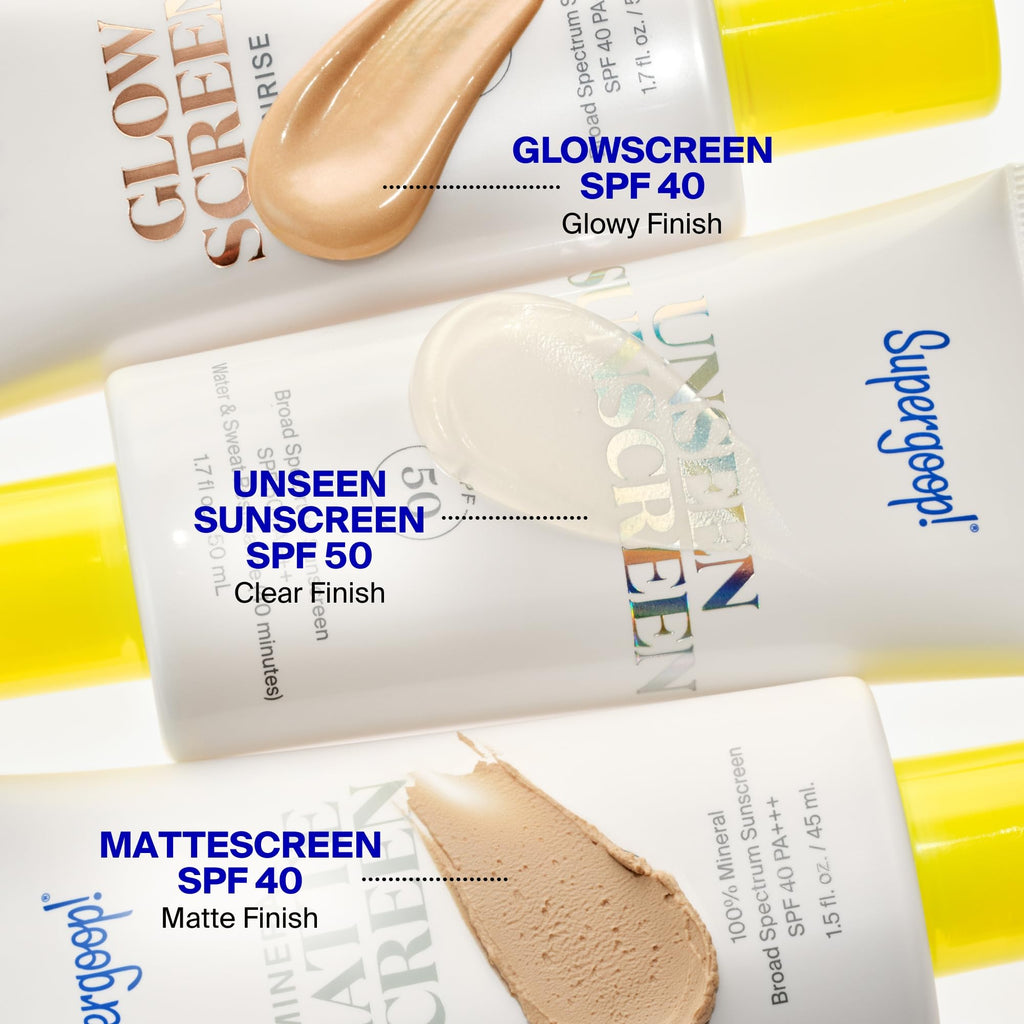 Supergoop! Glowscreen SPF 40, Sunrise (Champagne Glow) - 1.7 fl oz - Glowy Primer + Broad Spectrum Tinted Sunscreen - TrustMedUSA