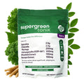SUPERGREEN TONIK 100% Natural Greens Superfood Powder – Daily Supplement with 40 Superfoods, Vitamins and Minerals – Supports Energy, Stress and Immunity – 30 Days 360 Grams Berry Flavor (1 Bag) - TrustMedUSA