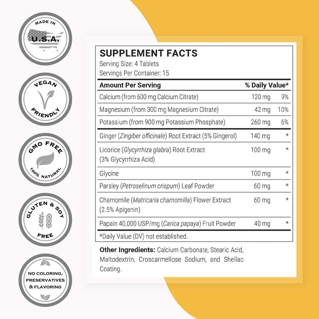 Supersmart - Alkaline Formula Supplement (Advanced Formula) - with Potassium Phosphate, Calcium & Magnesium Citrate - pH Balance | Non-GMO & Gluten Free - 60 Tablets - TrustMedUSA