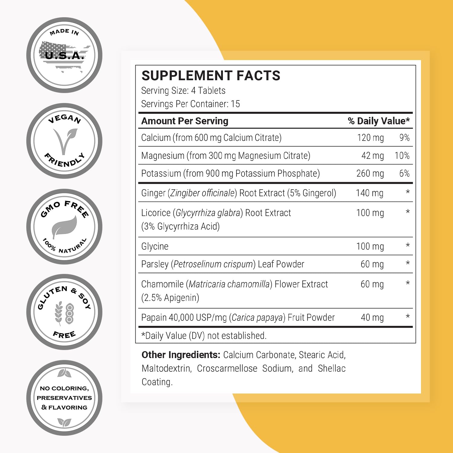Supersmart - Alkaline Formula Supplement (Advanced Formula) - with Potassium Phosphate, Calcium & Magnesium Citrate - pH Balance | Non-GMO & Gluten Free - 60 Tablets - TrustMedUSA