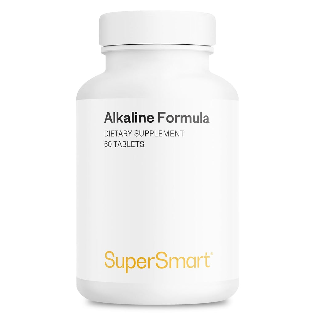 Supersmart - Alkaline Formula Supplement (Advanced Formula) - with Potassium Phosphate, Calcium & Magnesium Citrate - pH Balance | Non-GMO & Gluten Free - 60 Tablets - TrustMedUSA