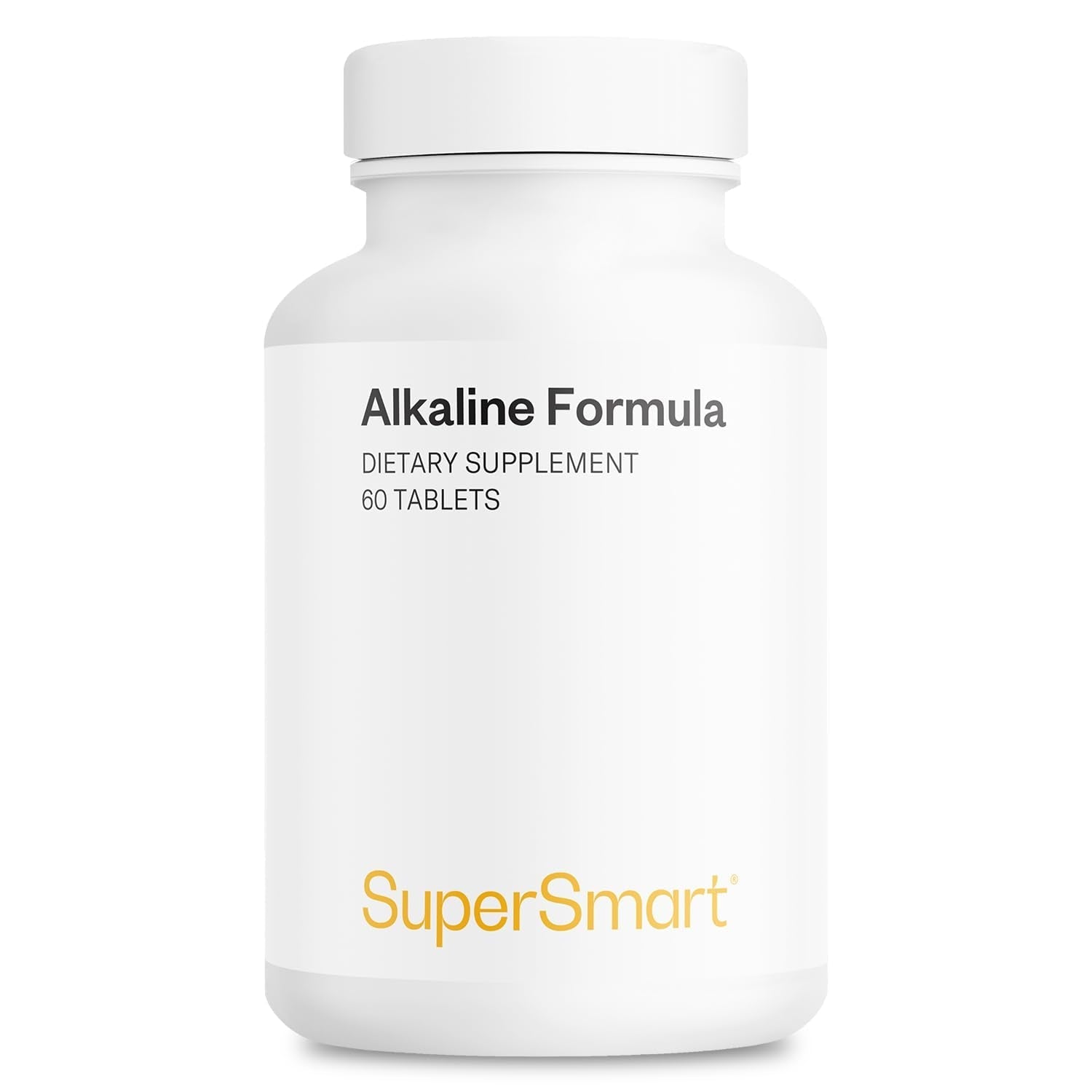 Supersmart - Alkaline Formula Supplement (Advanced Formula) - with Potassium Phosphate, Calcium & Magnesium Citrate - pH Balance | Non-GMO & Gluten Free - 60 Tablets - TrustMedUSA