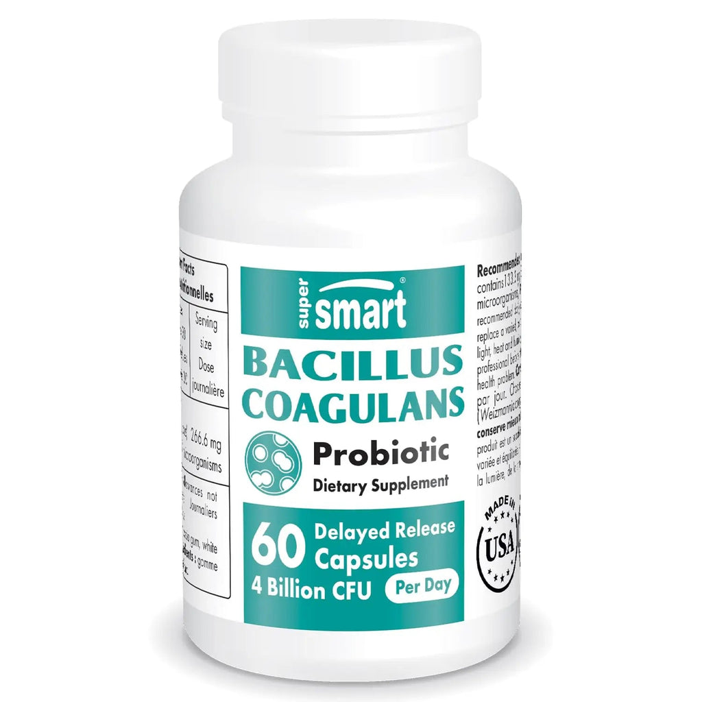 Supersmart - Bacillus Coagulans Probiotic 4 Billion CFU per Day (High Absorption) - TrustMedUSA