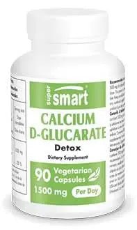 Supersmart - Calcium D-Glucarate 1500 mg Per Day - Antioxidant & Detox Supplement - TrustMedUSA