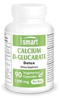 Supersmart - Calcium D-Glucarate 1500 mg Per Day - Antioxidant & Detox Supplement - TrustMedUSA