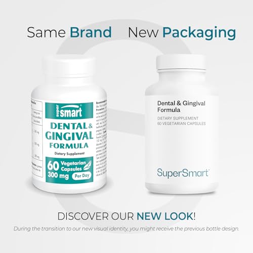 Supersmart - Dental & Gingival Formula (Patented) - Oral Care Supplement - with TEES-10 | Non-GMO & Vegan - 60 Vegetarian Capsules - TrustMedUSA