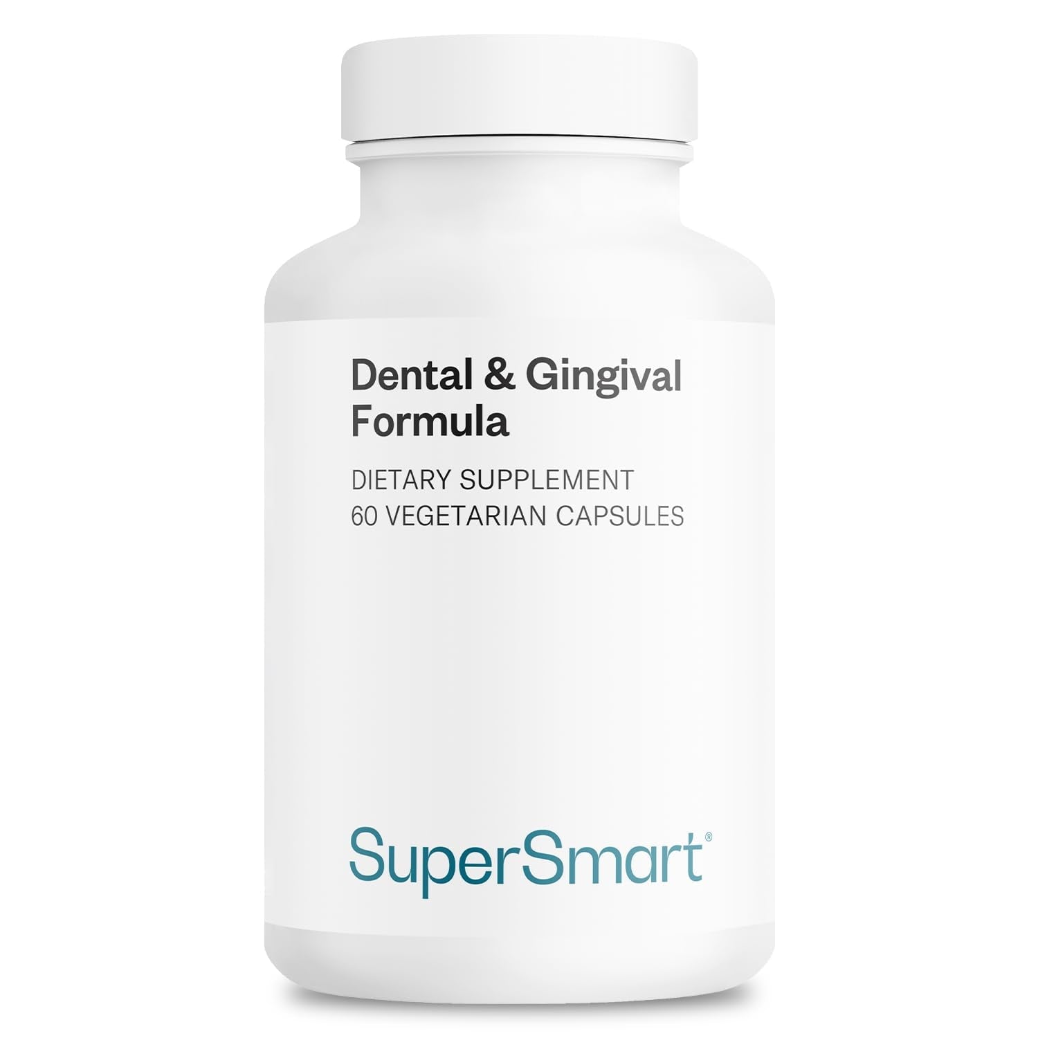 Supersmart - Dental & Gingival Formula (Patented) - Oral Care Supplement - with TEES-10 | Non-GMO & Vegan - 60 Vegetarian Capsules - TrustMedUSA