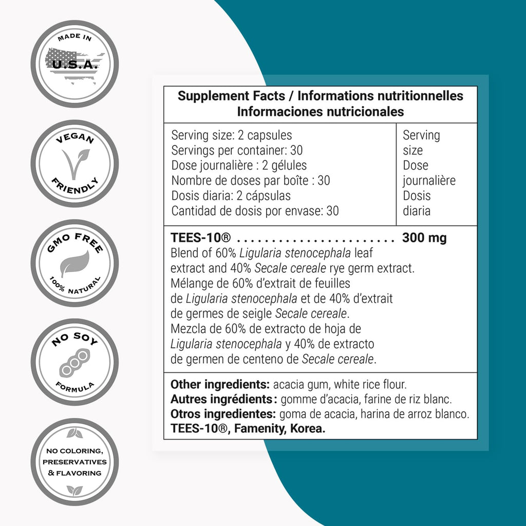 Supersmart - Dental & Gingival Formula (Patented) - Oral Care Supplement - with TEES-10 | Non-GMO & Vegan - 60 Vegetarian Capsules - TrustMedUSA