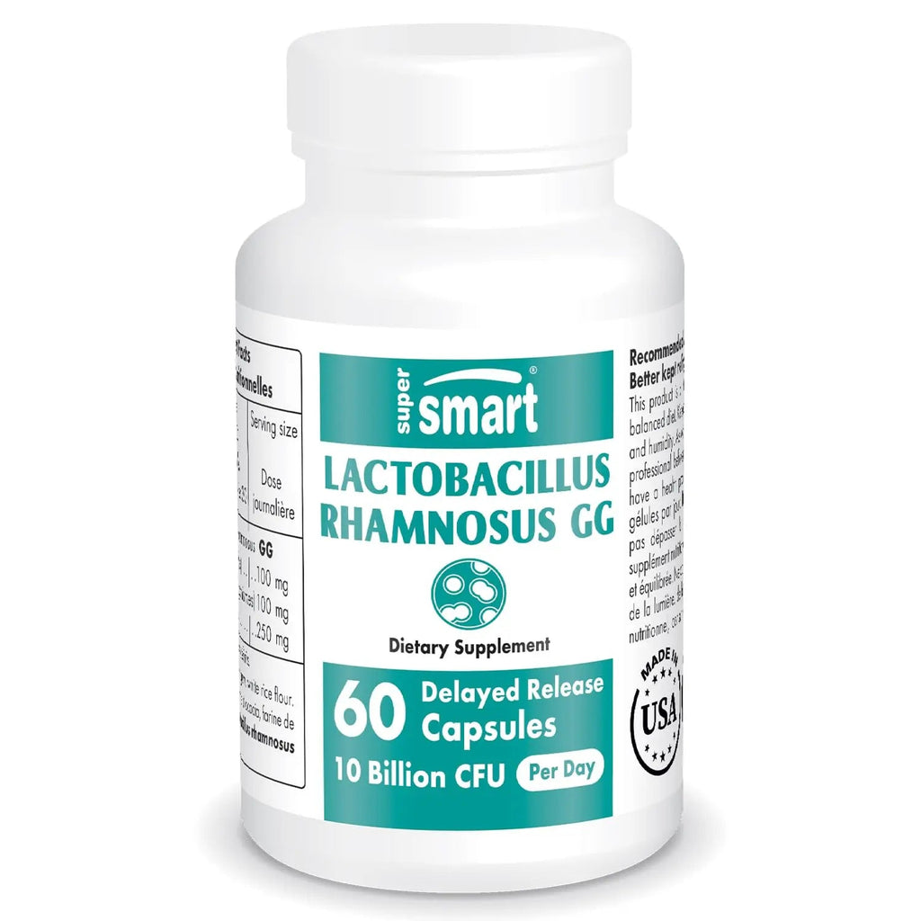 Supersmart - Lactobacillus Rhamnosus GG 10 Billion CFU per Day (LGG Probiotic - TrustMedUSA