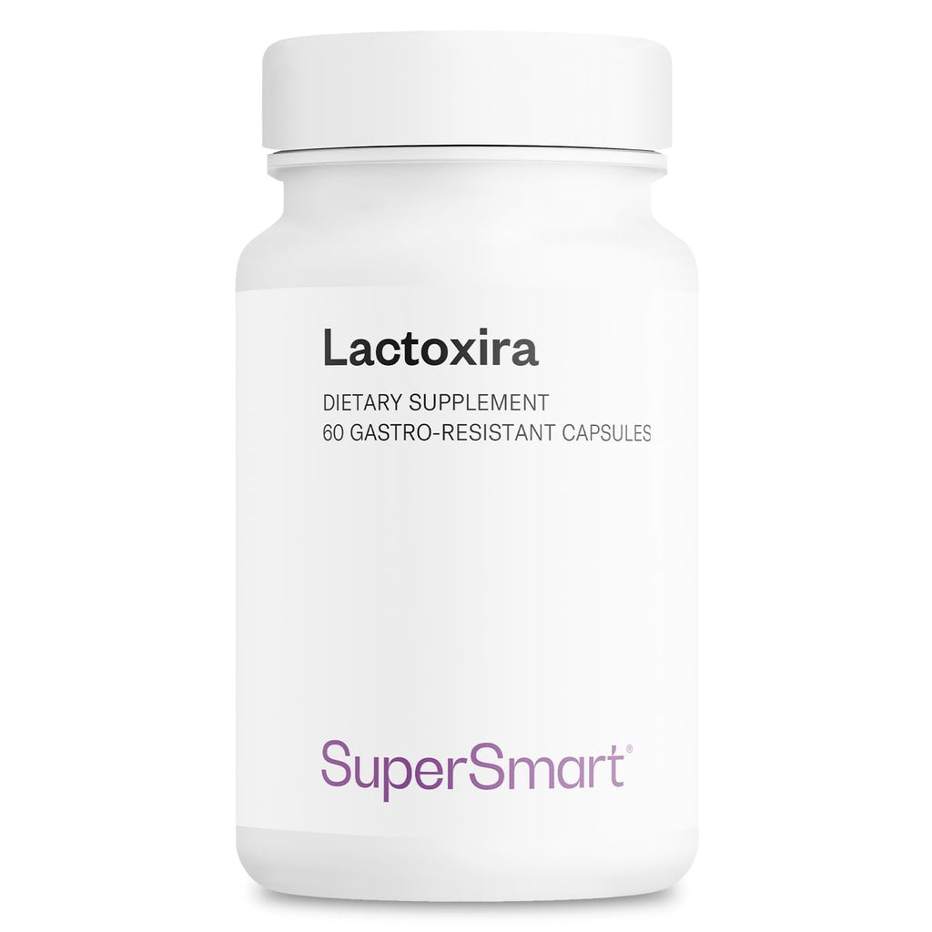 Supersmart - Lactoxira (High Potency) - 8-in-1 Probiotic Complex Supplement - Advanced Formula for Women & Men - with Lactobacillus Casei, Brevis | Non-GMO & Gluten Free - 60 DR Capsules - TrustMedUSA