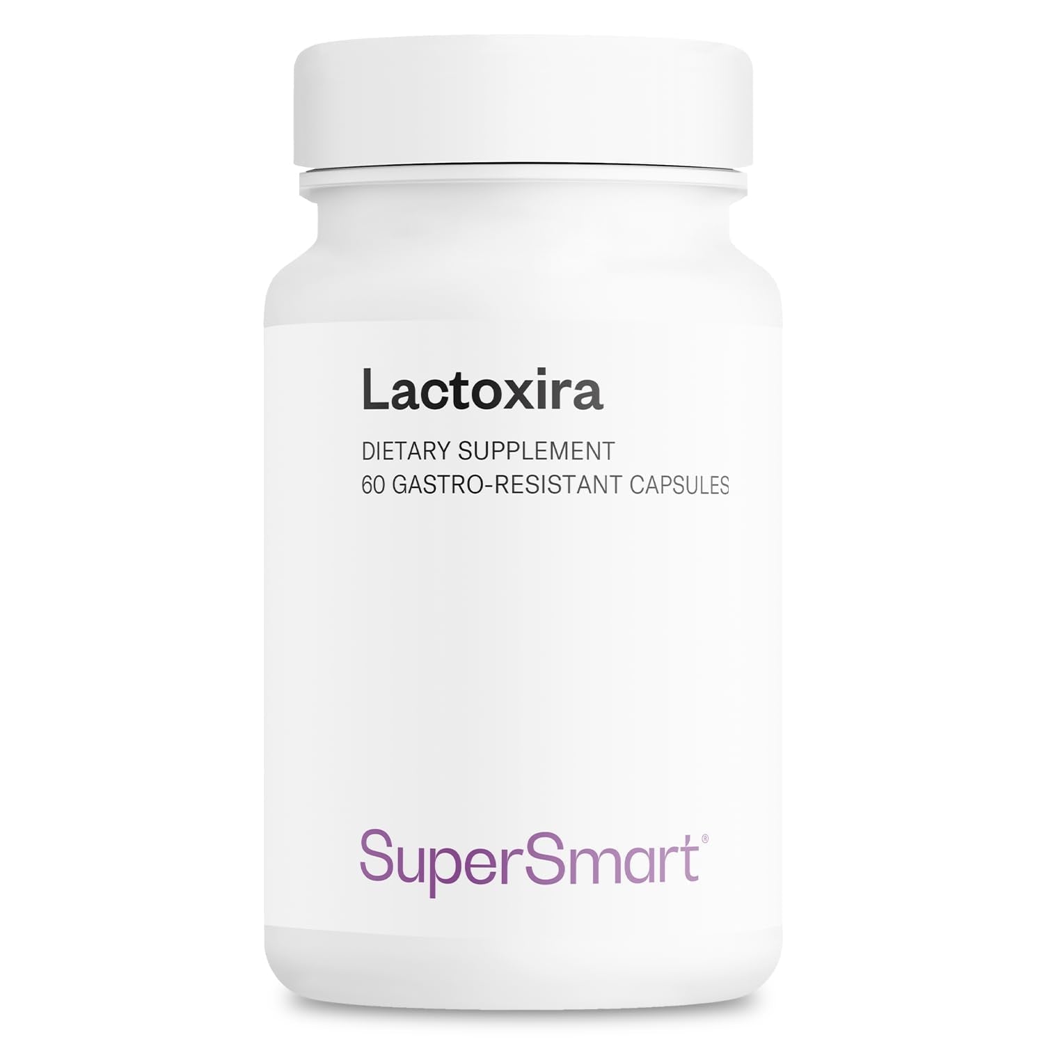 Supersmart - Lactoxira (High Potency) - 8-in-1 Probiotic Complex Supplement - Advanced Formula for Women & Men - with Lactobacillus Casei, Brevis | Non-GMO & Gluten Free - 60 DR Capsules - TrustMedUSA