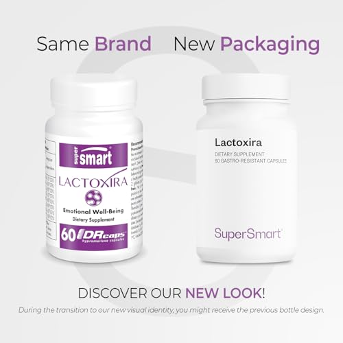 Supersmart - Lactoxira (High Potency) - 8-in-1 Probiotic Complex Supplement - Advanced Formula for Women & Men - with Lactobacillus Casei, Brevis | Non-GMO & Gluten Free - 60 DR Capsules - TrustMedUSA