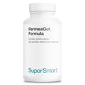Supersmart PermeaGut Formula (High Potency) - with L-Glutamine, ButiShield Calcium Butyrate, Zinc-L-Carnosine - Gut Barrier Support | Vegan & Gluten Free - 180 Gastro-Resistant Capsules - TrustMedUSA