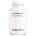 Supersmart - Triple Protect Supplement - Combines the Most Widely-Studied Natural Compounds - May Support Healthy Heart | Non-GMO & Gluten Free - 90 Vegetarian Capsules - TrustMedUSA