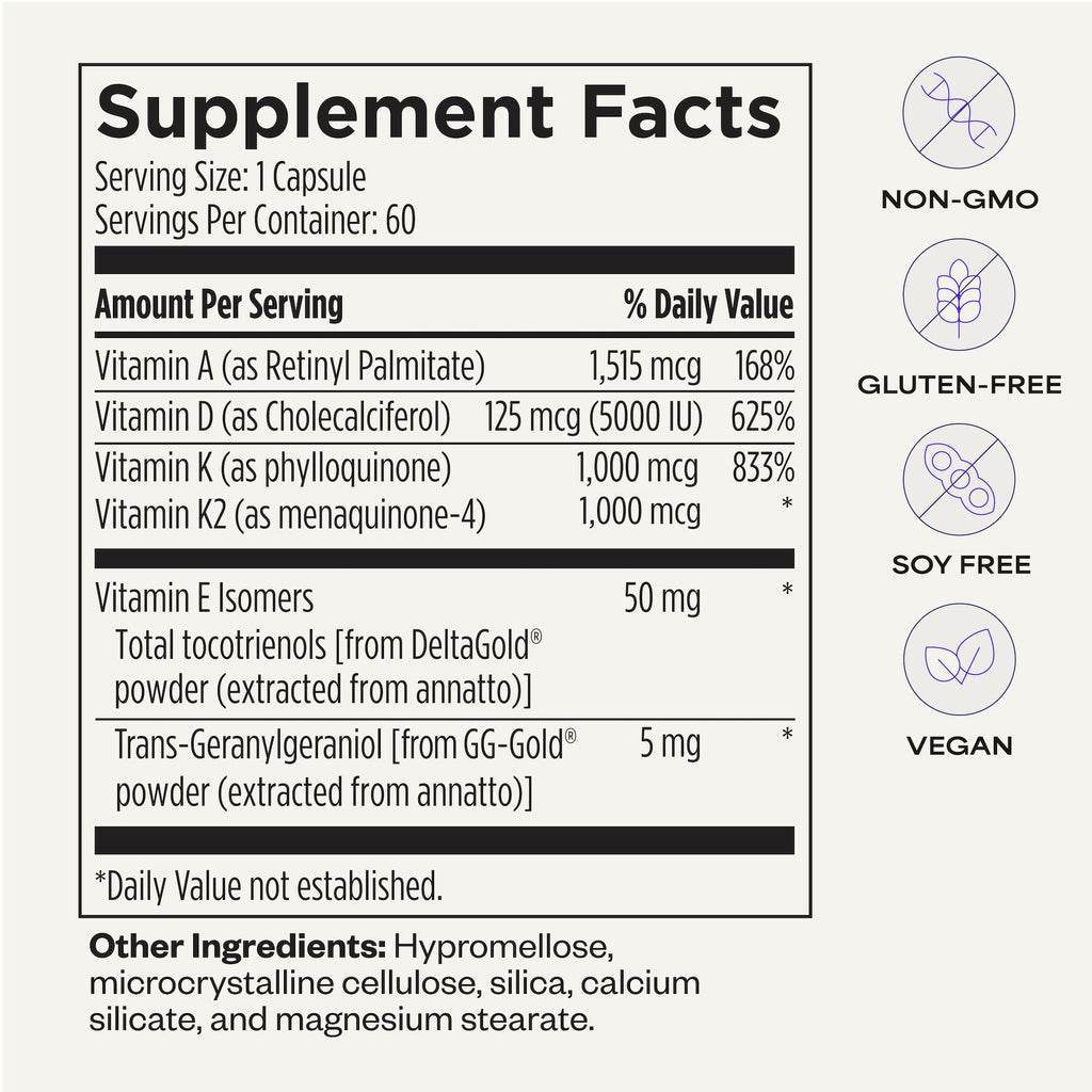 Suppgrade Labs DAKE by Dave Asprey | Synergistic Blend of Essential Vitamins D-A-K-E | Vitamin D2 + K2 + A + E Supplement for Immune Support, Bone & Joint Support, & Heart Health | 60 Day Supply - TrustMedUSA