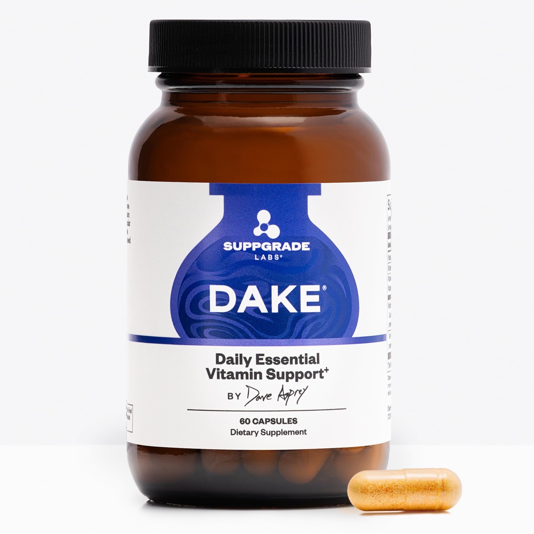 Suppgrade Labs DAKE by Dave Asprey | Synergistic Blend of Essential Vitamins D-A-K-E | Vitamin D2 + K2 + A + E Supplement for Immune Support, Bone & Joint Support, & Heart Health | 60 Day Supply - TrustMedUSA