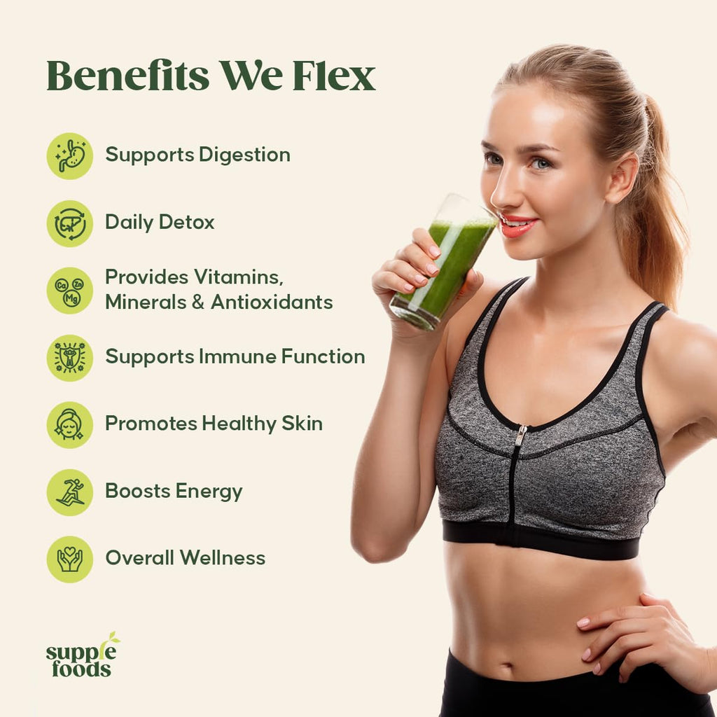 supplefoods Organic Moringa Powder 200 g / 7.05 oz | 100% Natural Green Superfood | Assists Digestion & Daily Detox | Finely Milled Moringa Leaf Powder | USDA Certified Organic Dietary Supplement - TrustMedUSA