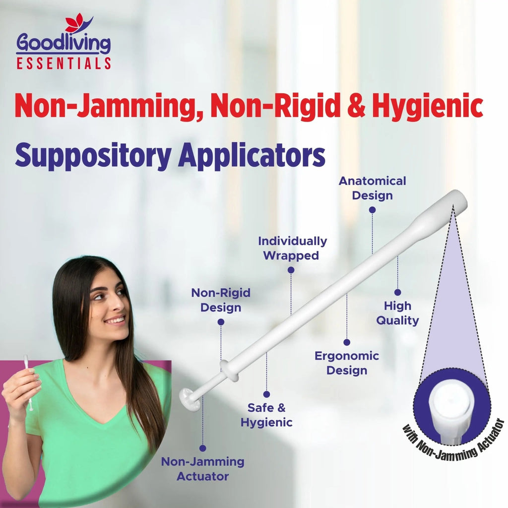 Suppository Applicators Mega Pack 30 Count Hygienic Inserter | Fits Suppositories Without Getting Stuck Inside With Our Innovative Pusher | Soft Tip, Smooth & Pain-Free Suppository Insertion Tool - TrustMedUSA